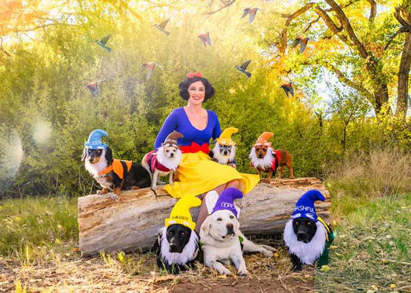 Саша Хобсон и ее собаки
