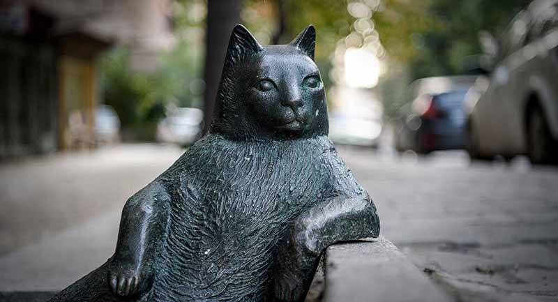 Памятник коту Томбили