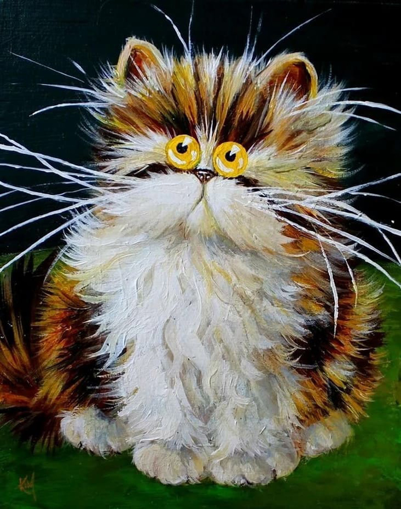 Позитивные коты художницы Ким Хаскинс