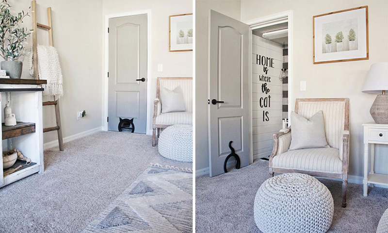 Дизайнерская комната для кошки