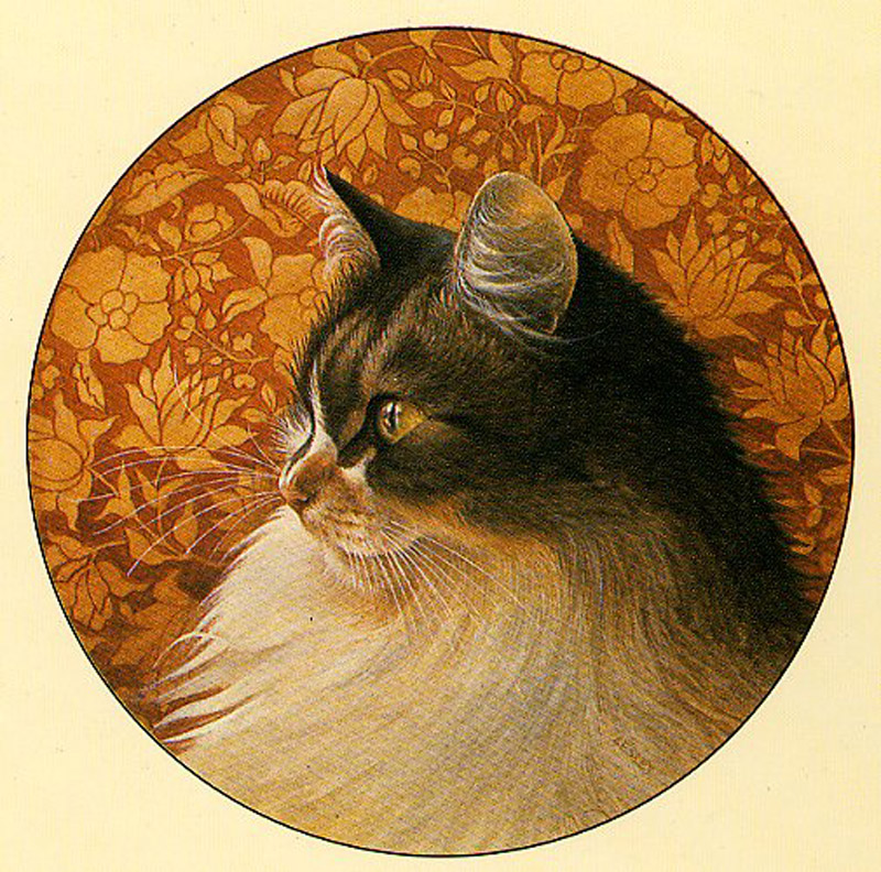 Кошки британской художницы Лесли Энн Ивори