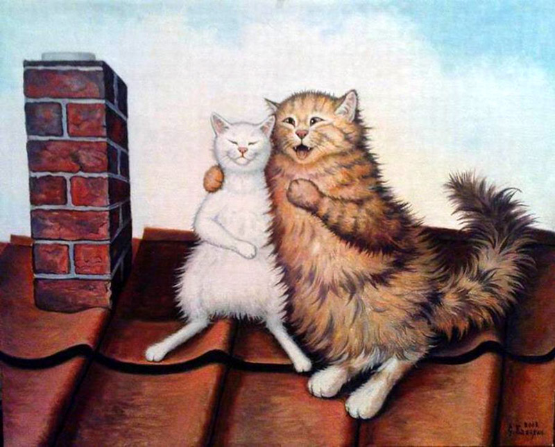 Забавные коты художника Степана Каширина