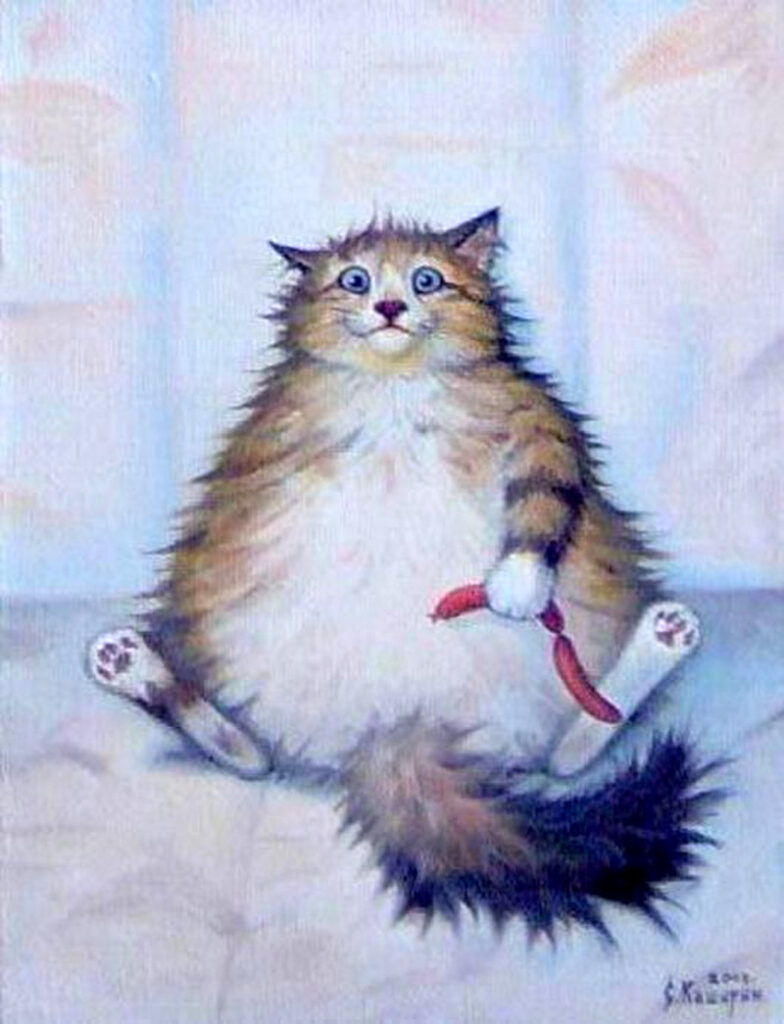 Коты художника Степана Каширина