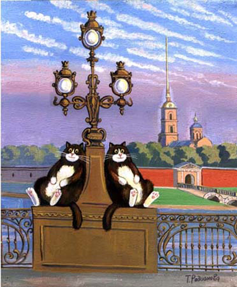 коты художницы Татьяны Родионовой