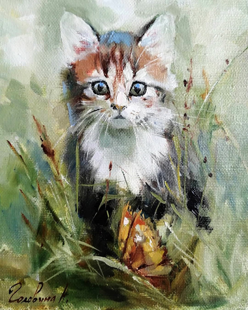 Очаровательные котята художницы Натальи Головиной