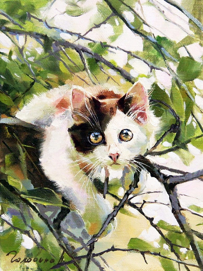 Очаровательные котята художницы Натальи Головиной