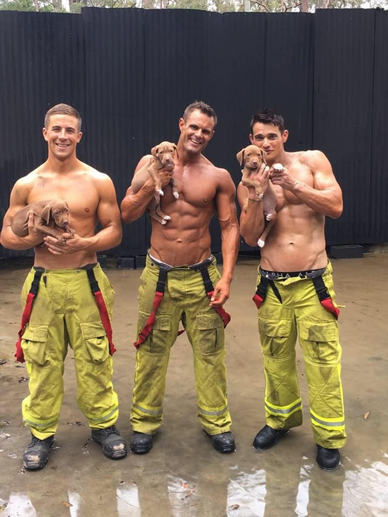 Календарь австралийских пожарников на 2017 год