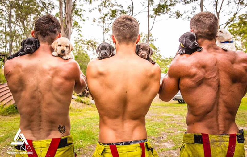 Календарь австралийских пожарников на 2017 год
