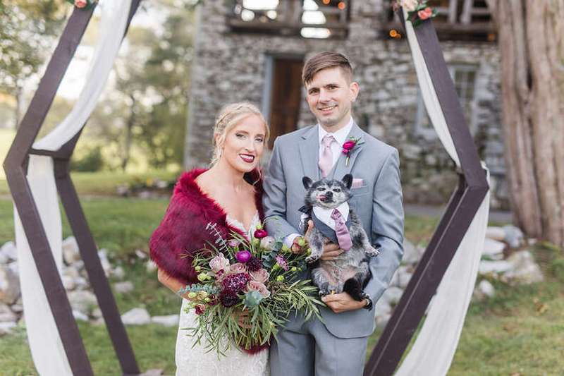 Свадебная церемония и пес Рокки
