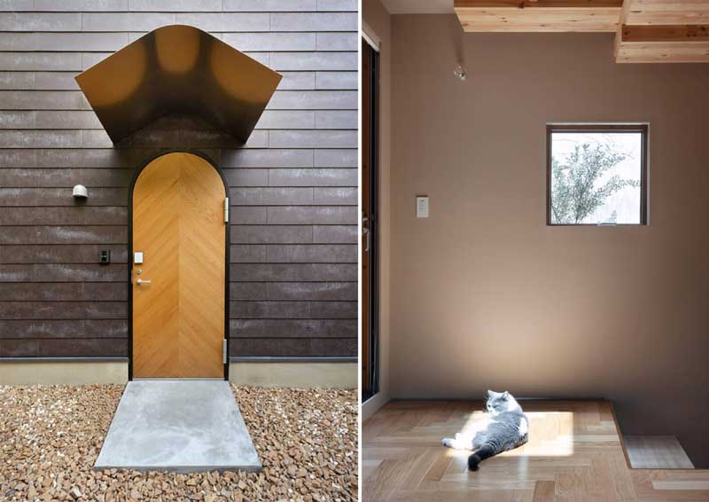 Дизайнерский дом, спроектированный с учетом потребностей живущих в нем кошек